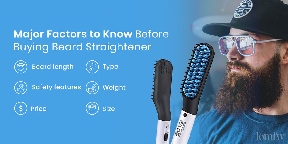 beard straightening brush