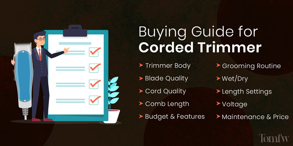 buying guide for corded beard trimmer