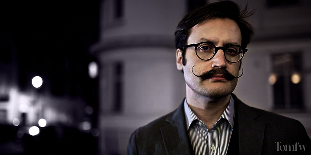 how to trim a handlebar mustache