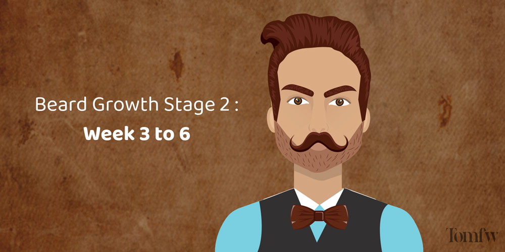 one month beard growth