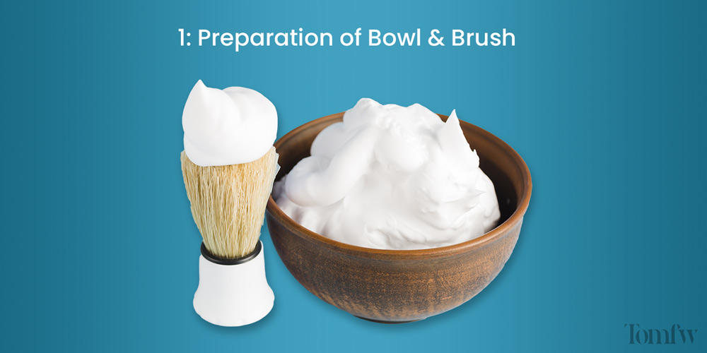 how to use shaving brush
