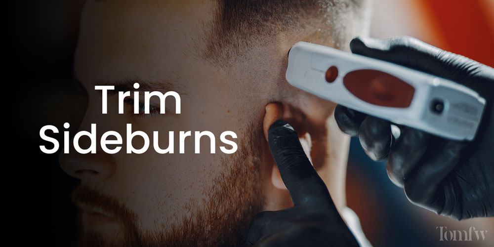 how to trim beard to make face look thinner