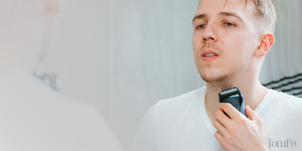 how to shave neckline