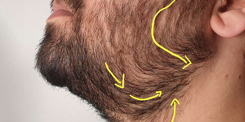 what is shaving with the grain