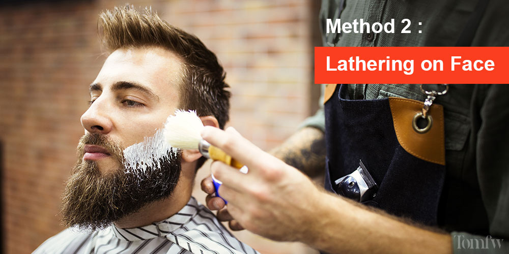 how to lather shaving soap in a mug