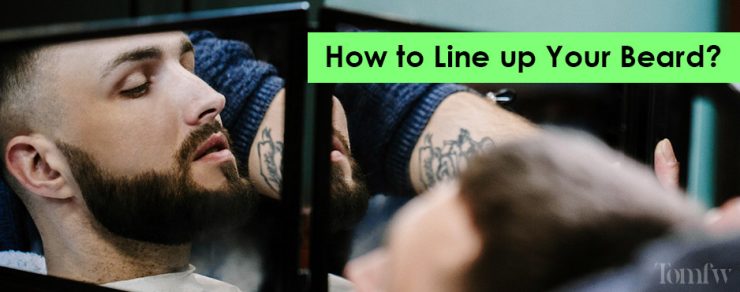how to line up beard