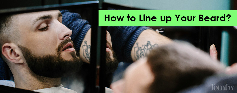 how to line up beard