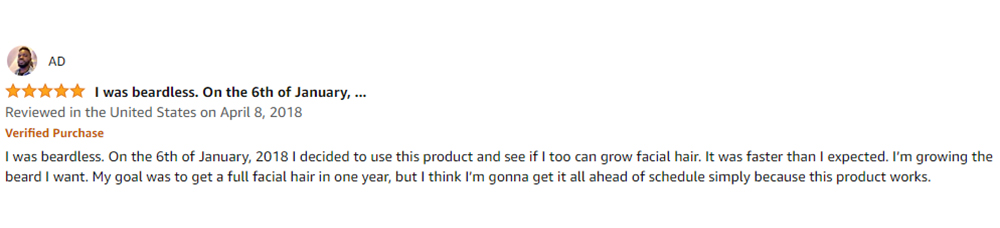 real beard growth products