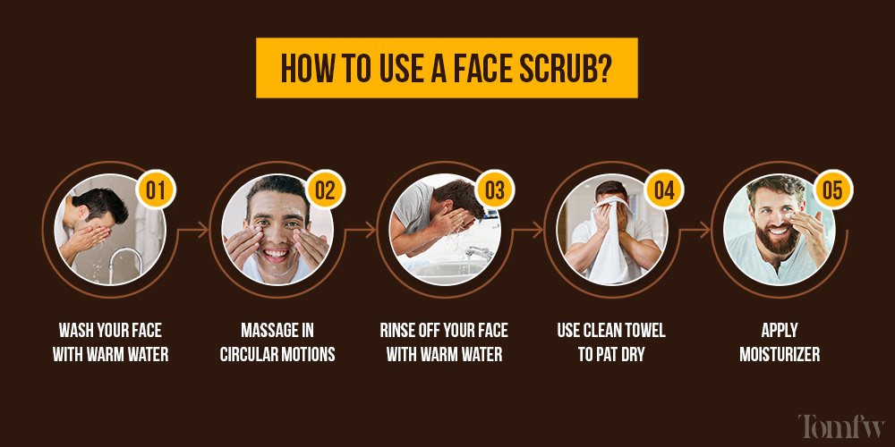 how to exfoliate face men