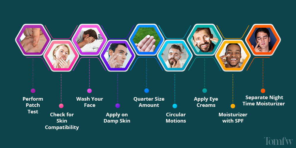 how to apply moisturizer