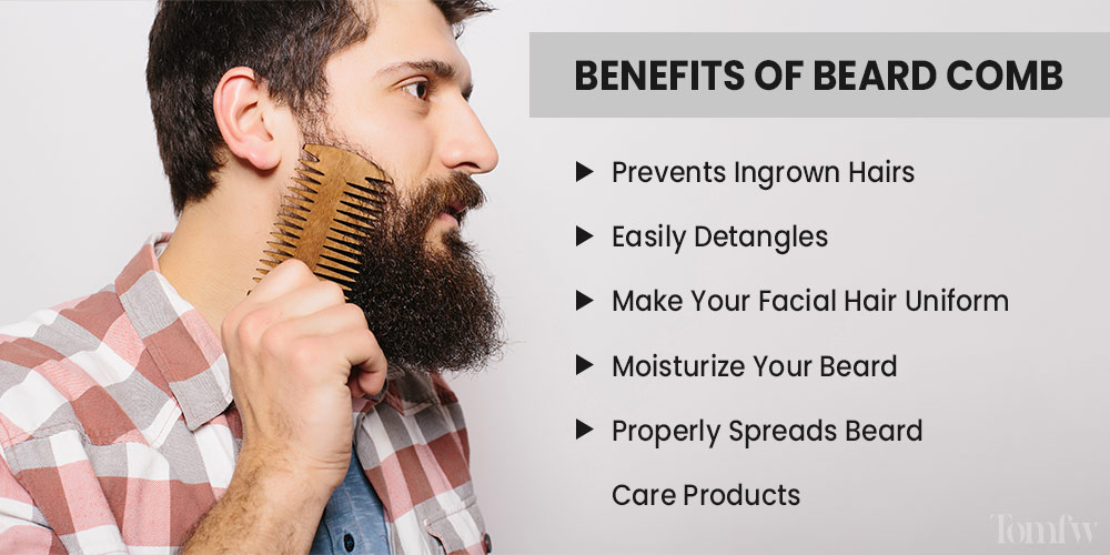 before and after beard comb