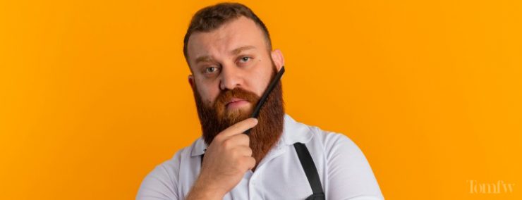 how to comb a beard