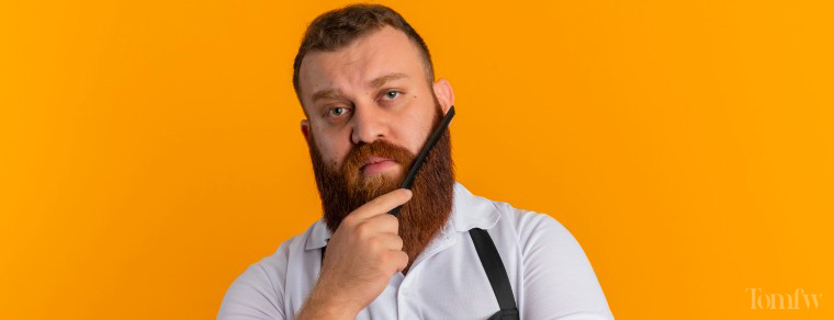 how to comb a beard