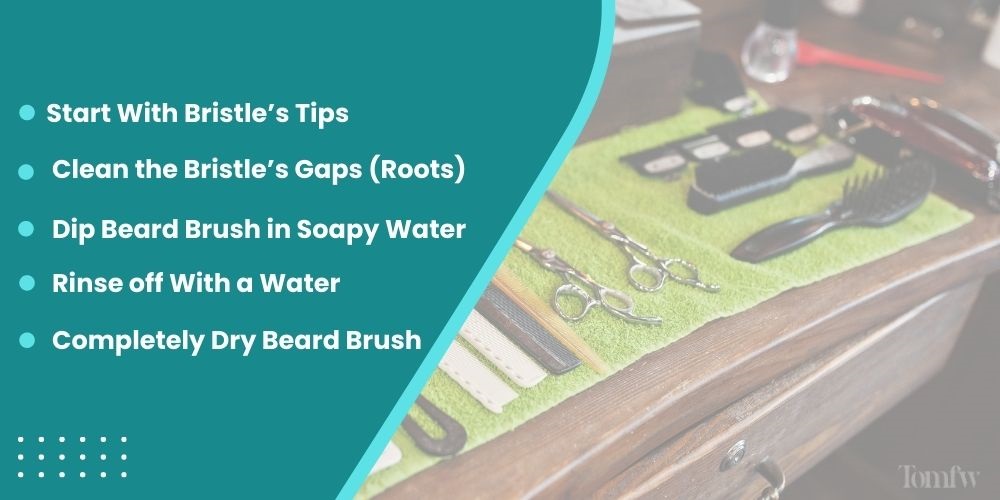 beard brush wash