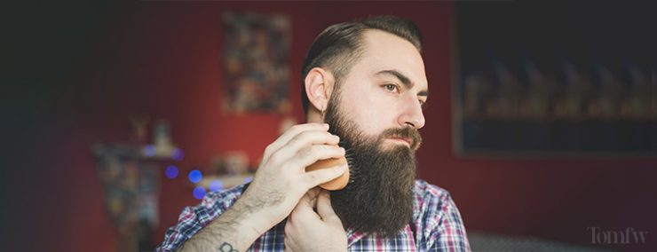 how to brush your beard