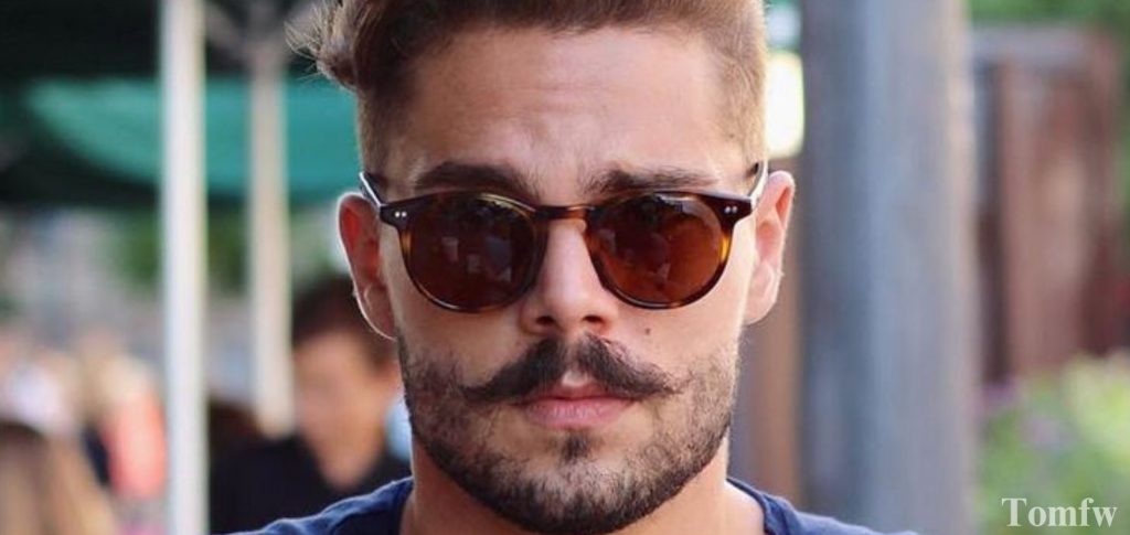 handlebar beard style