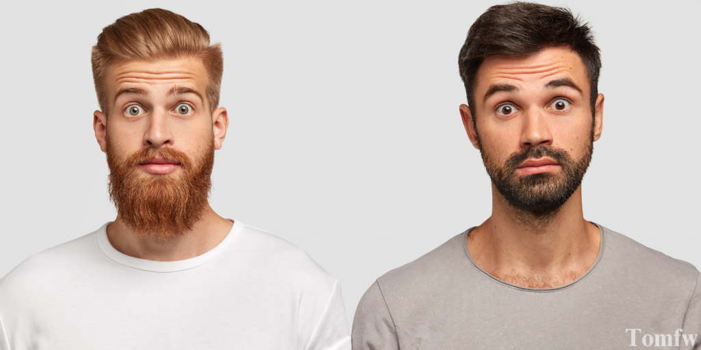 beard looks different