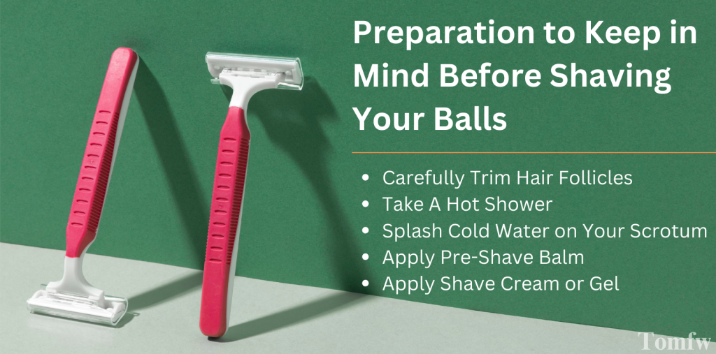 how to shave my balls
