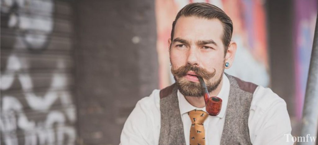 the handlebar mustache